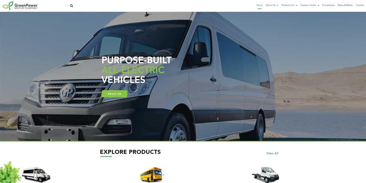 site EV MANUFACTURER SITE GreenPower