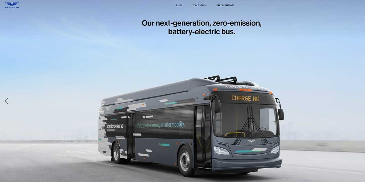 site EV MANUFACTURER SITE New Flyer