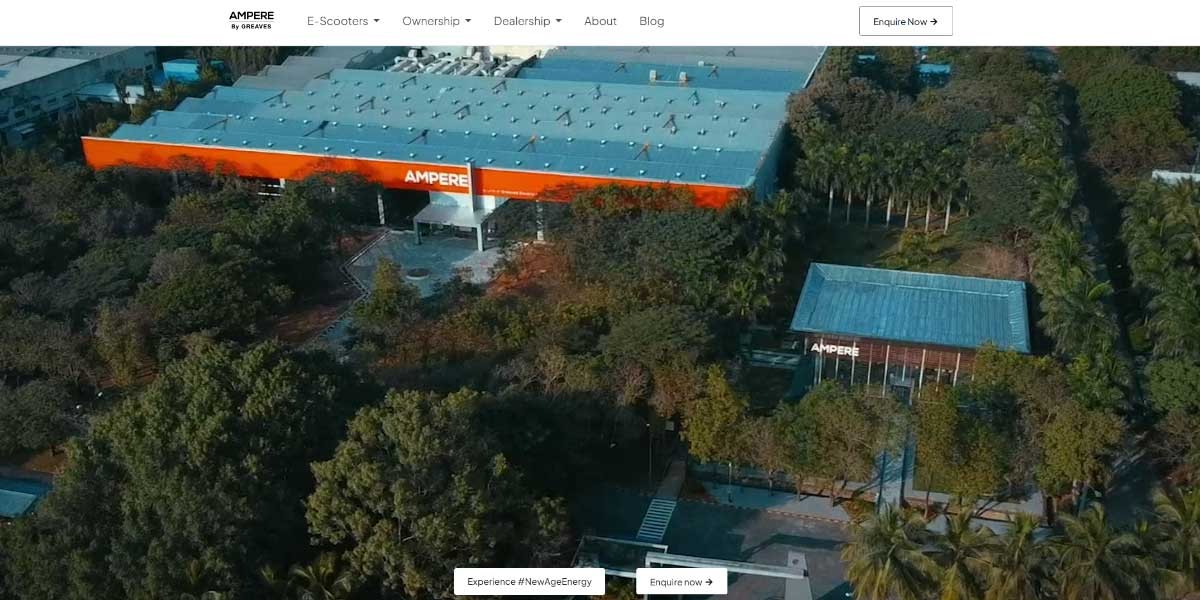 site EV MANUFACTURER SITE Ampere