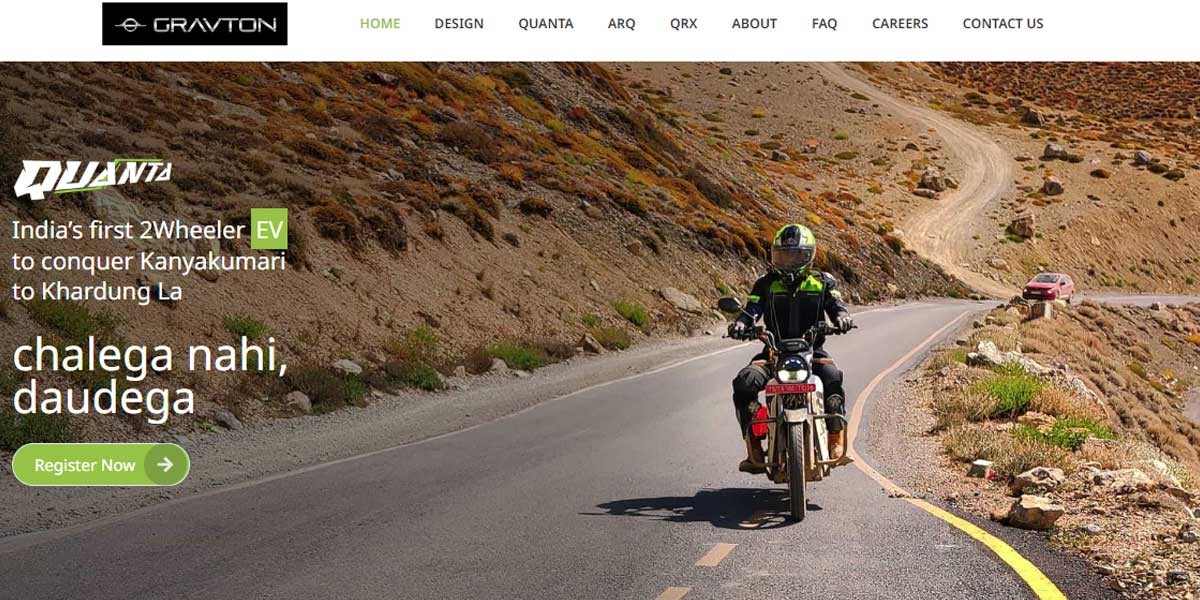 site EV Manufacturer Gravton