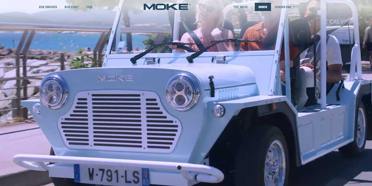 site EV MANUFACTURER SITE Moke
