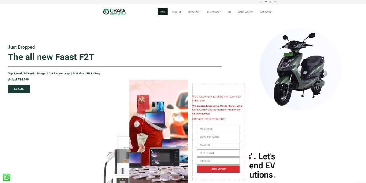 site EV MANUFACTURER SITE Okaya