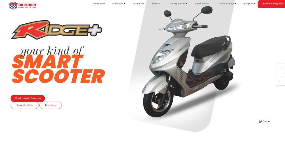 site EV MANUFACTURER SITE Okinawa