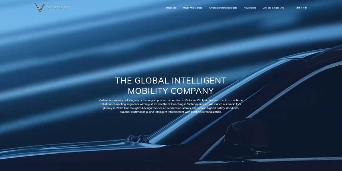 site EV MANUFACTURER SITE Vinfast 1